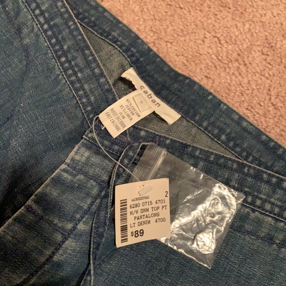 Drawstring light denim jeans - Picture 6 of 7